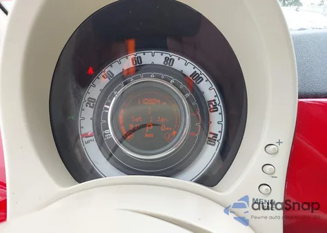 2012 Fiat 500 Pop z USA, uszkodzony, nr VIN 3C3CFFAR4CT383478